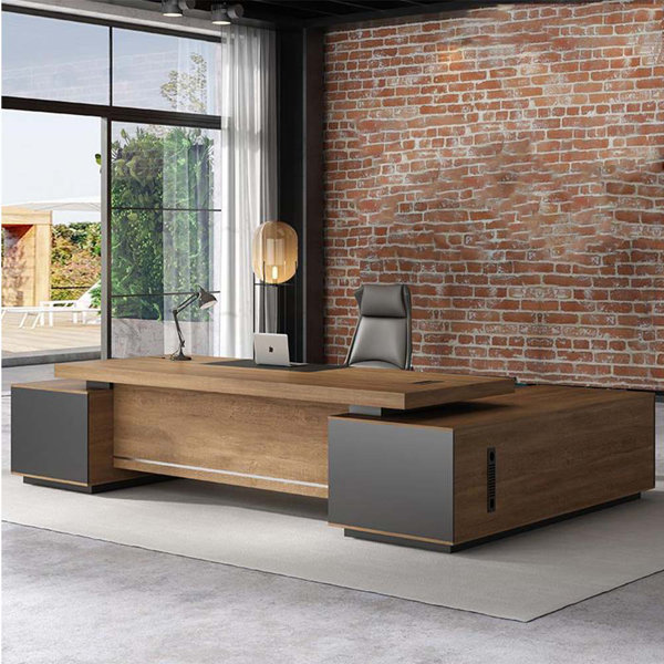 Latitude Run® Dawane 2 Piece Rectangle Computer Desk Office Set with